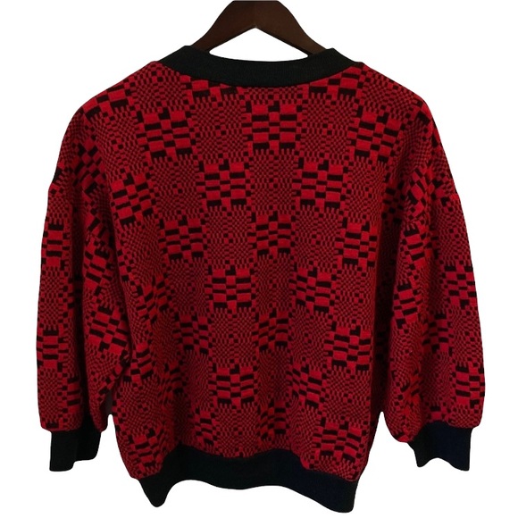 Vintage V-Neck Sweater L - Picture 2 of 3